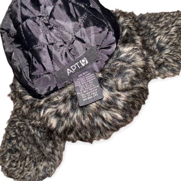 APT. 9 Trapper Faux Fur Hat One Size - Picture 6 of 7